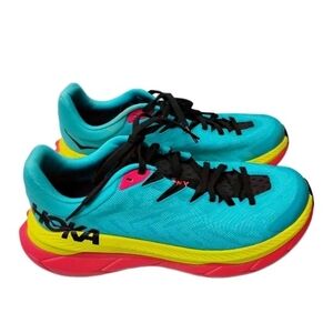 Hoka One One Tecton X Women’s Size 8.5B Blue Used Good Condition